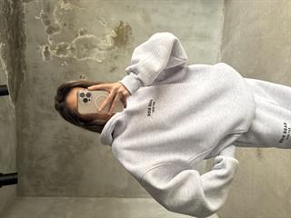 Gri Unisex Base Sıde Oversize Eşofman Takım