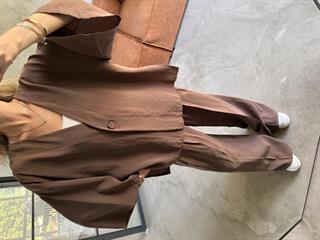 Kahverengi Premium Tensel Oversize Takım