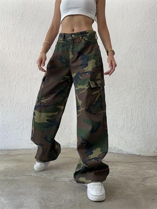 Kamuflaj Kargo Jean