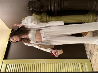 Kimono Pantolon İkili Takım Beyaz