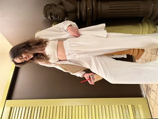 Kimono Pantolon İkili Takım Beyaz