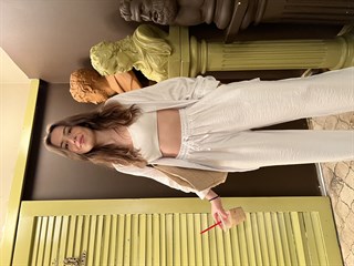 Kimono Pantolon İkili Takım Beyaz