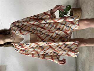 Kimono Şort Takım Batik Desen