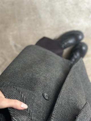 Kuşaklı Kaşe Kaban Antrasit 