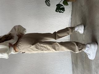 Lastikli Kargo Pantolon - Camel