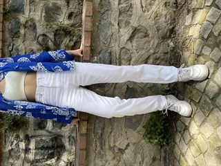 Mom Jean Beyaz