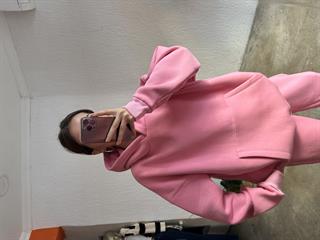 Oversize Basic Eşofman Takımı - Pembe