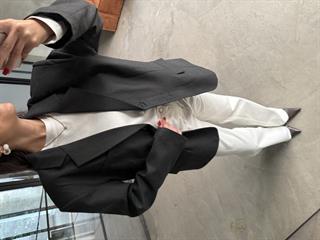 Oversize Blazer Ceket - Antrasit