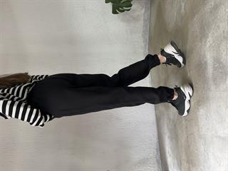 Paça Lastikli Jogger Pantolon - Siyah