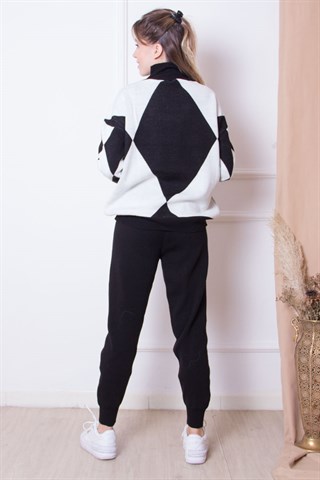 Parçalı İkili Takım - Siyah