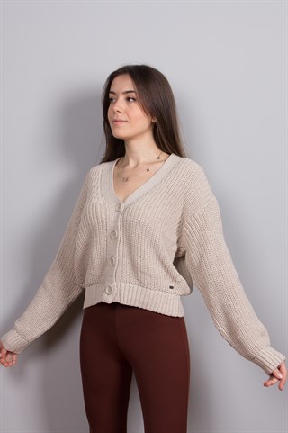 PB Örme Hırka - Taş
