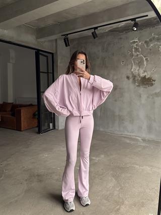 Pembe İspanyol Taytlı Takım