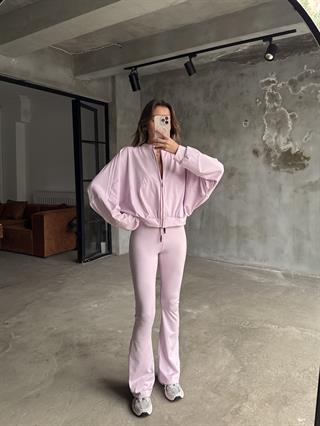 Pembe İspanyol Taytlı Takım