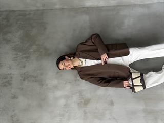 Perry Kahverengi Oversize Blazer Ceket