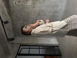 Polo Yaka Oversize Kazak Ekru