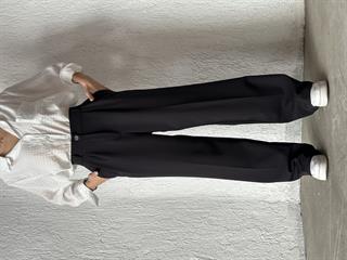 Premium Bel Lastikli Palazzo - Siyah
