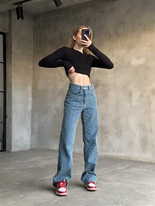 Punch Straight Jean Mavi