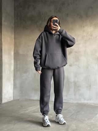 Rope Unisex Oversize Takım - Antrasit