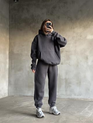 Rope Unisex Oversize Takım - Antrasit