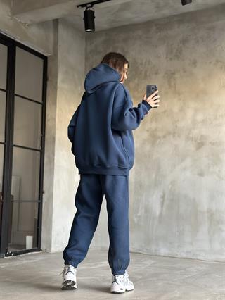 Rope Unisex Oversize Takım - İndigo
