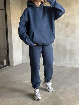 Rope Unisex Oversize Takım - İndigo