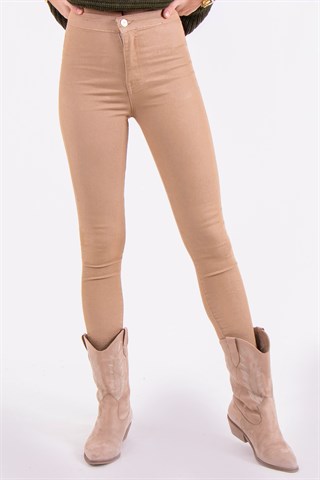 Skinny Pantolon - Bej