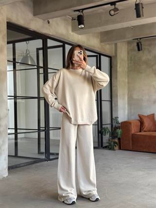 Taş Basic Oversize Triko Takım