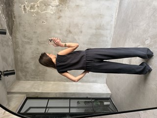 Tencel Gabardin Yelekli Takım - Antrasit