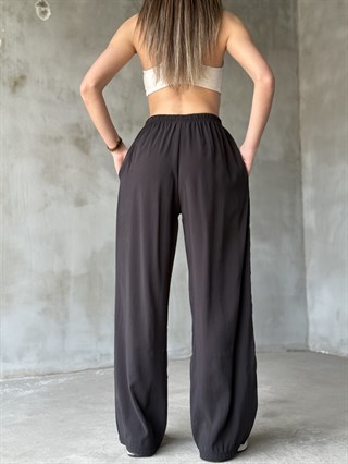 Tencel Salaş Pantolon - Siyah