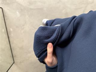 Unisex Oversize Tipografik Eşofman Takımı - İndigo