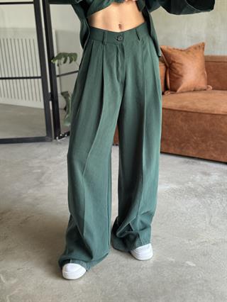 Yeşil Premium Tensel Oversize Takım