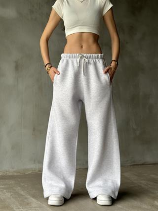 Straight Fit Eşofman Altı - Gri