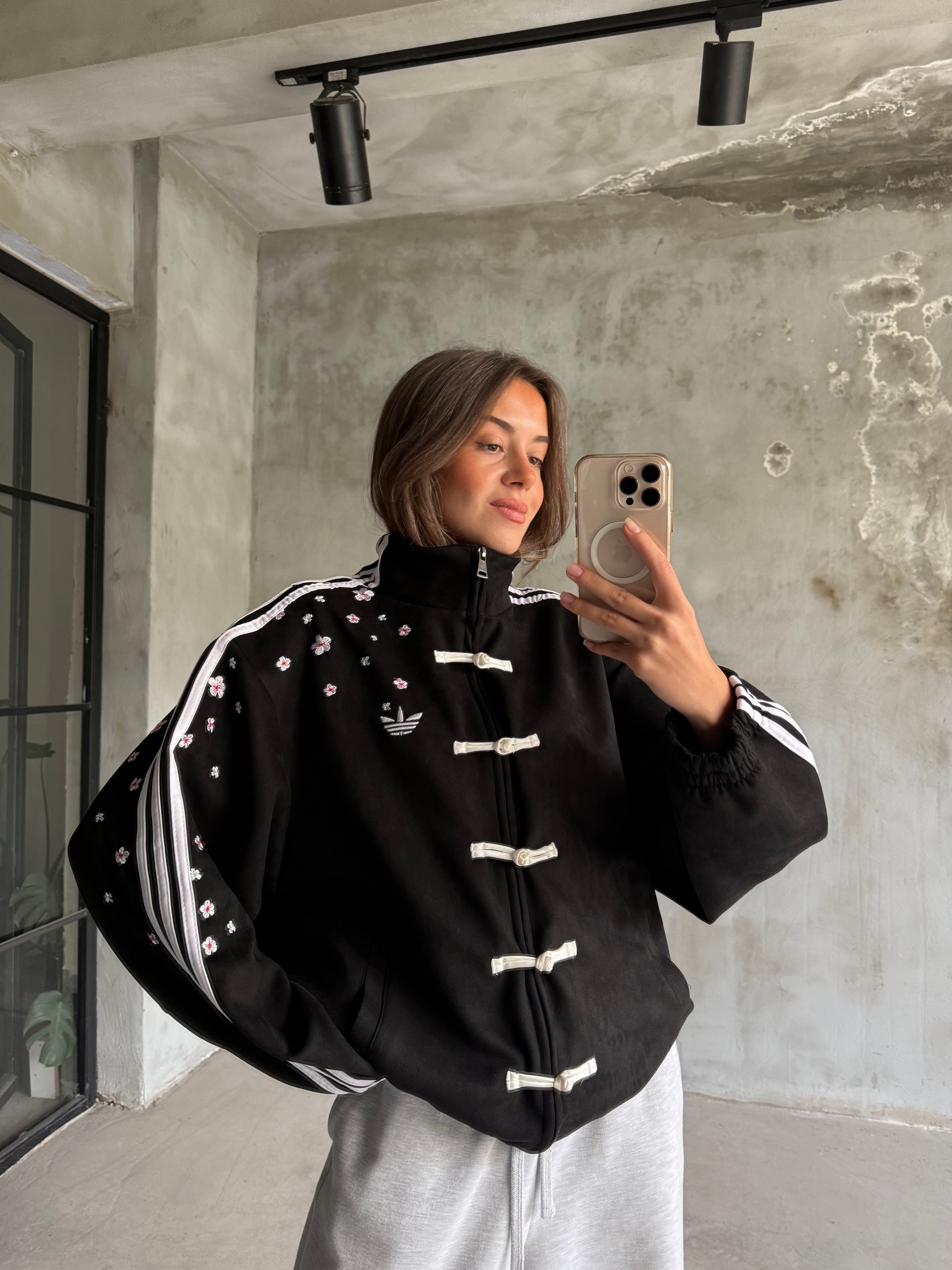 Adds Nakışlı Ceket - Siyah - Dominatrend