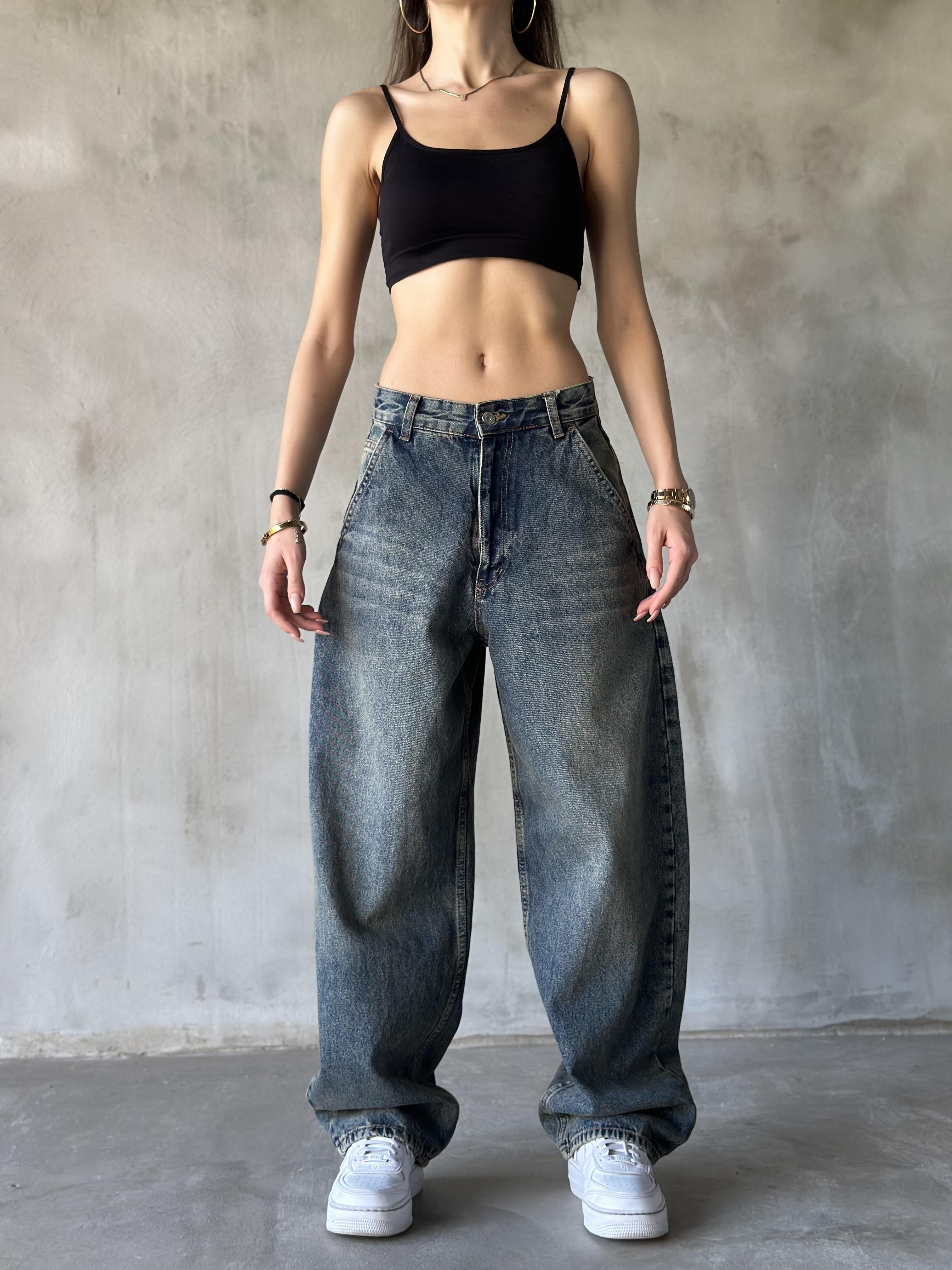 Baggy Balon Jean Tintli - Dominatrend