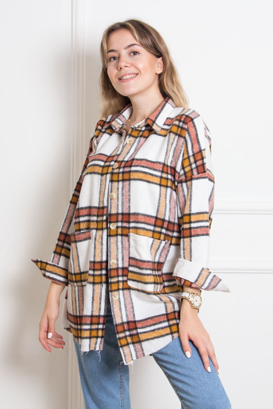 Kareli Gömlek | Kadın Giyim Dominatrend.com.tr