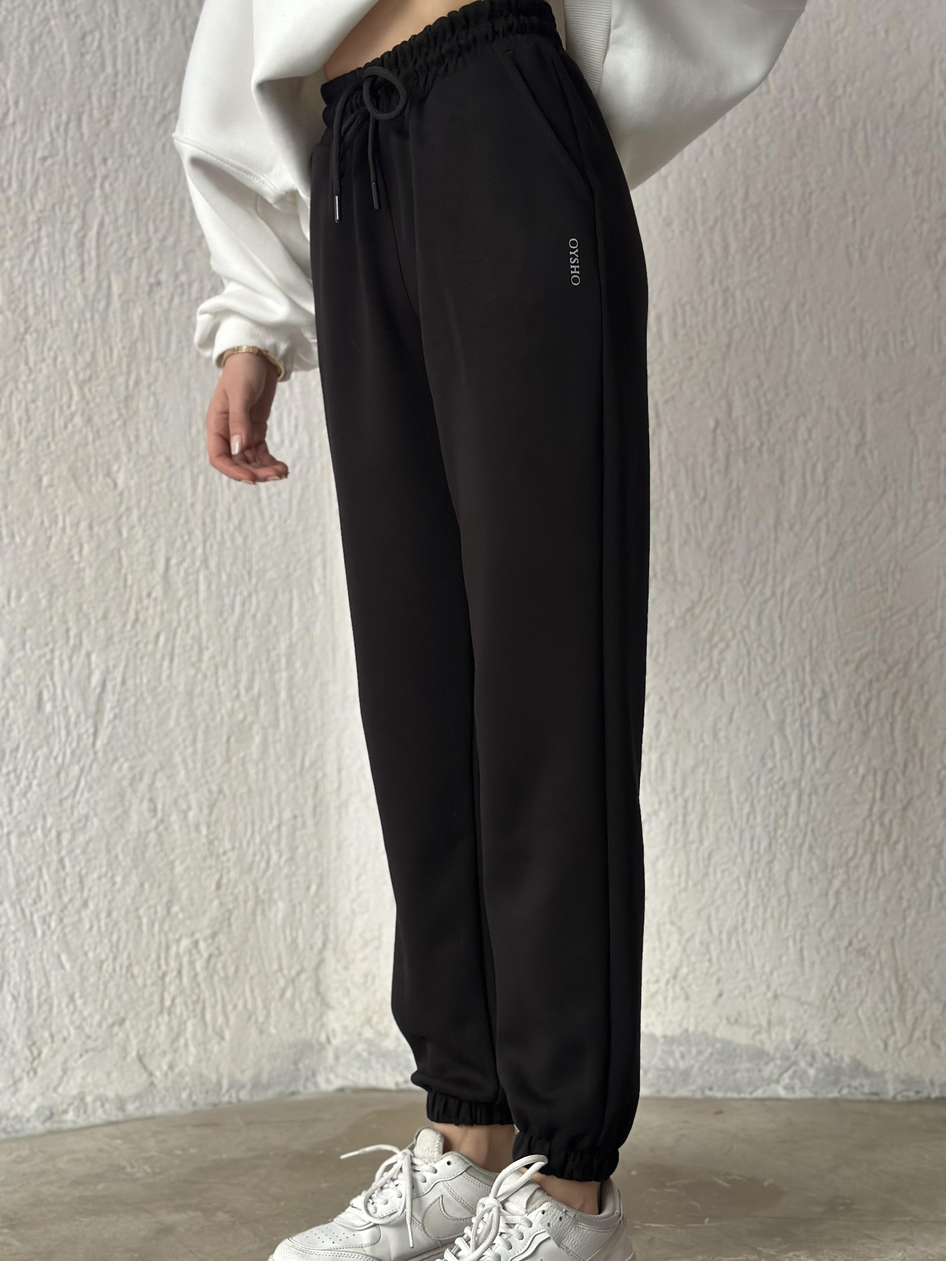 Oysho Jogger Eşofman Altı - Siyah - Dominatrend