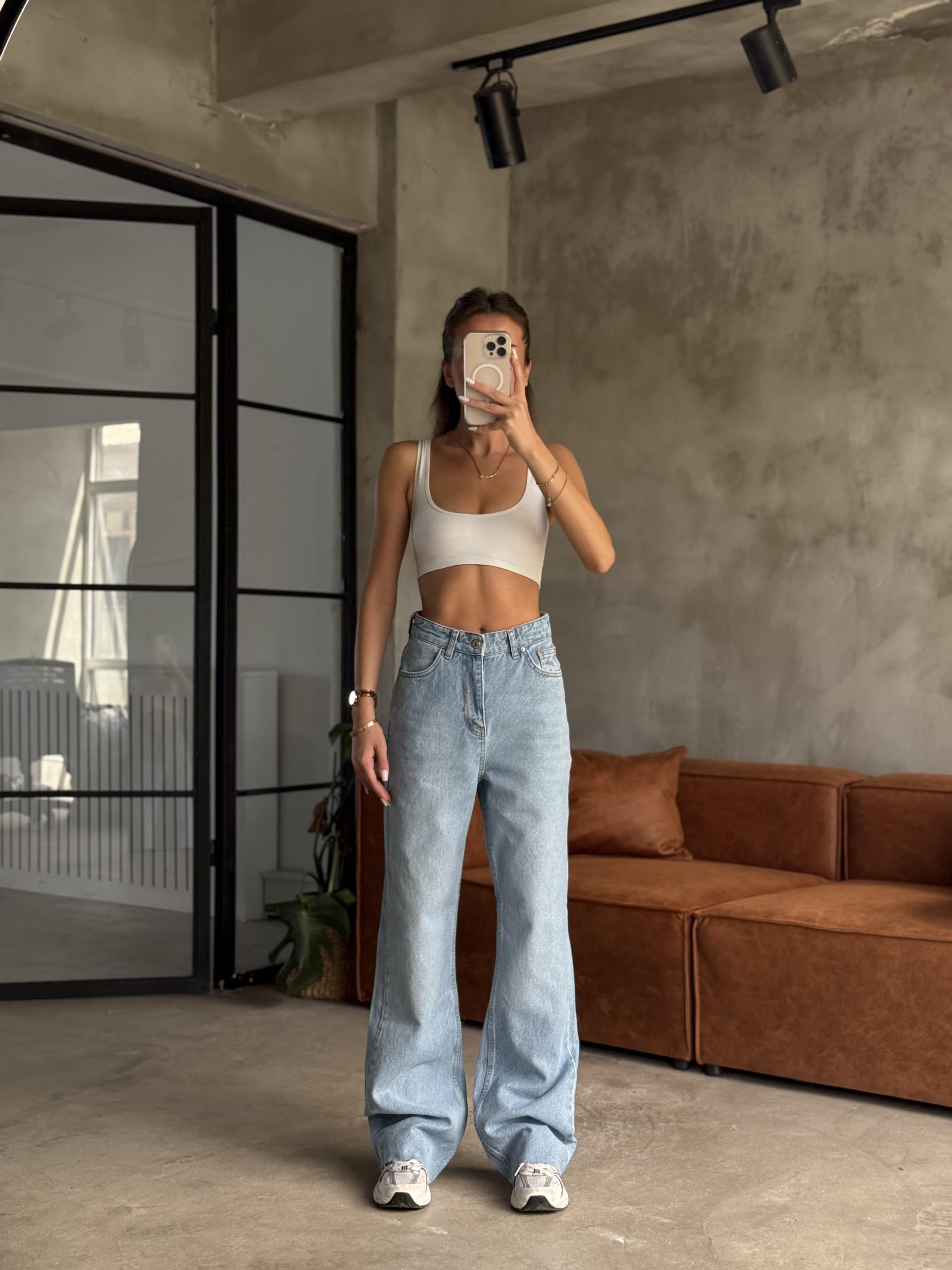 Straight Fit Jean - Açık Mavi - Dominatrend