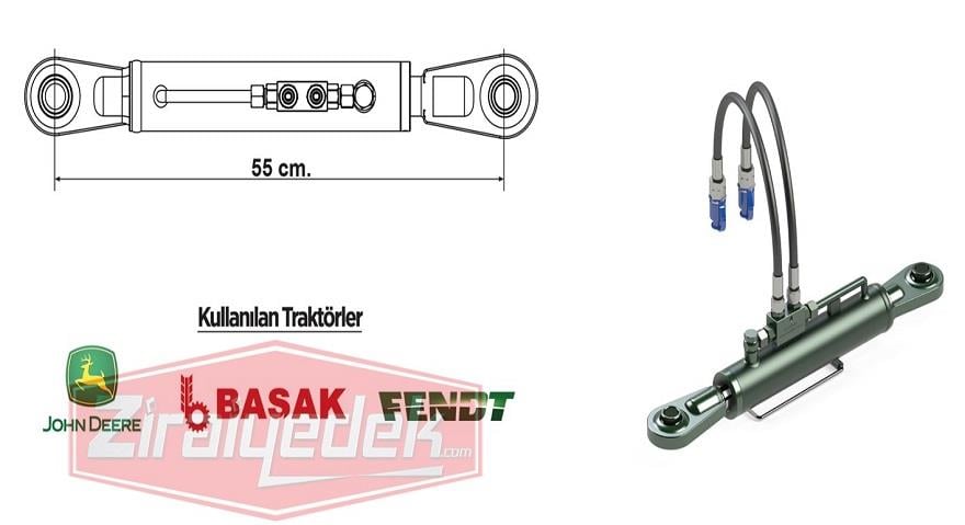 55 cm Hidrolik Orta Kol - (John Deree-Başak-Fent))55 CM  HİDROLİK ORTA KOL -(John Deree-Başak-Fent)