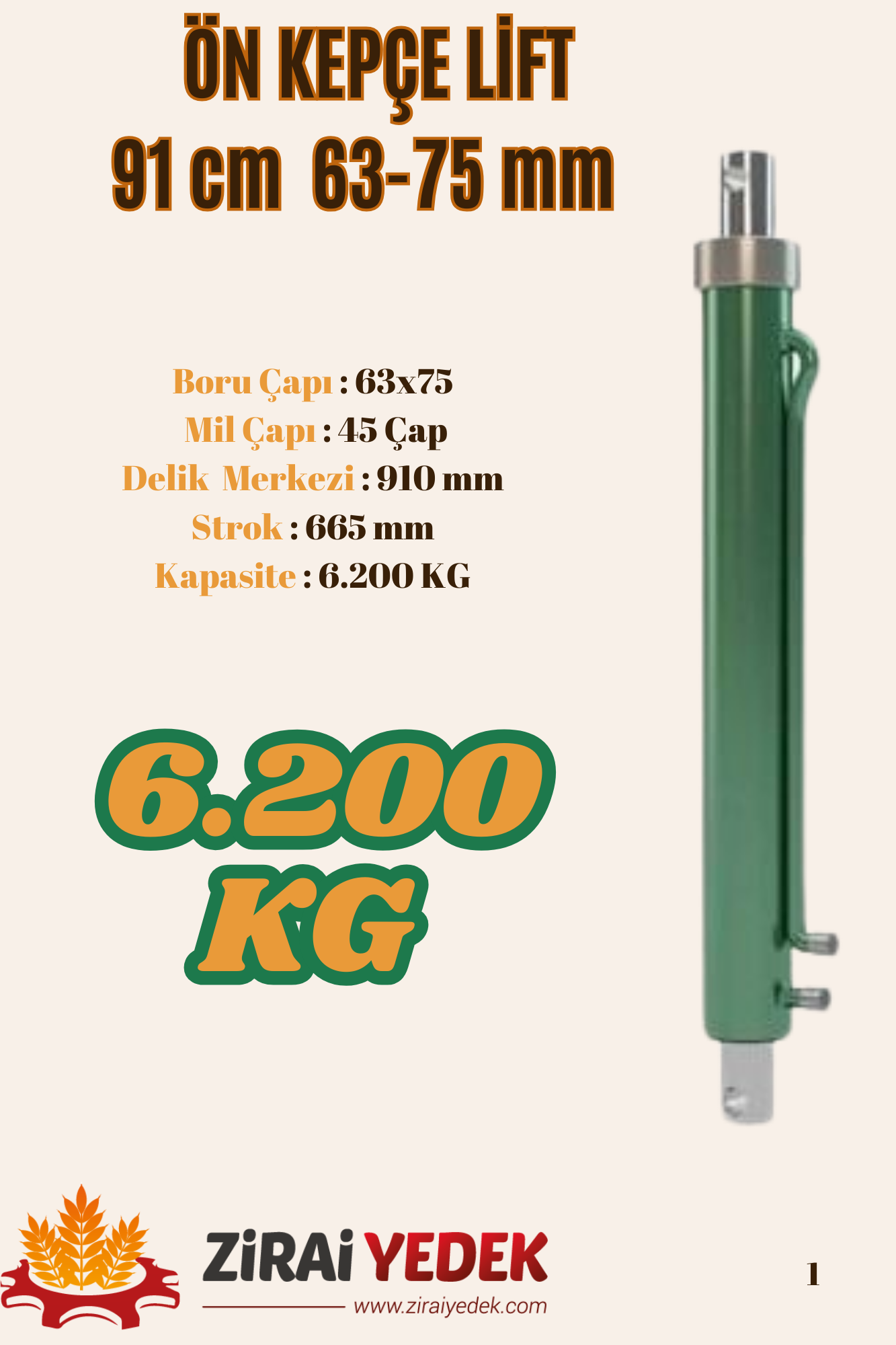 ÖN KEPÇE LİFTİ 91 CM ÖN KEPÇE LİFTİ 91 CM 