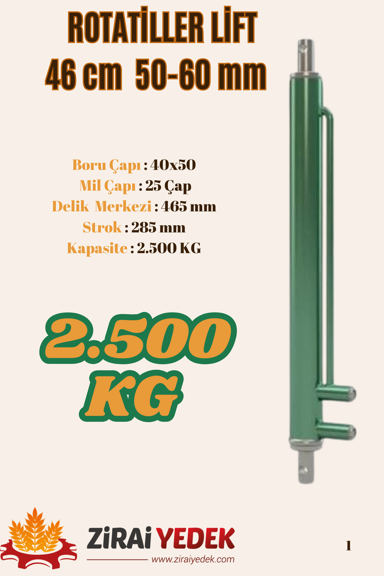 ROTATİLLER LİFTİ 46 CM ROTATİLLER LİFTİ 46 CM 