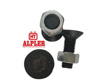 ALPLER - M12 BIÇAK CİVATASI - ÇİFT TIRNAKLI - 3 ADET 