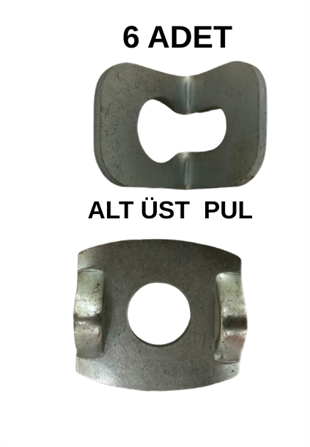 Hububat Mibzeri Ekim Ünitesi Sabitleme Alt ve Üst Pul Takımı-6 Adet
