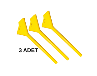 ÖZDUMAN-ÖZDÖKER KOMPLE SARI HORTUM MİBZER Kafalı ÇİZME TRAKTÖR GÜBRE 3-ADET