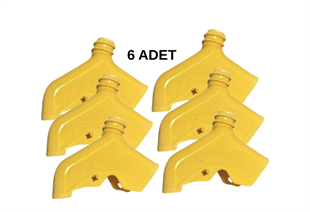 Tarım Öz Hububat Mibzer Gübre ve Tohum Kısa Kafa Başlık-6 Adet