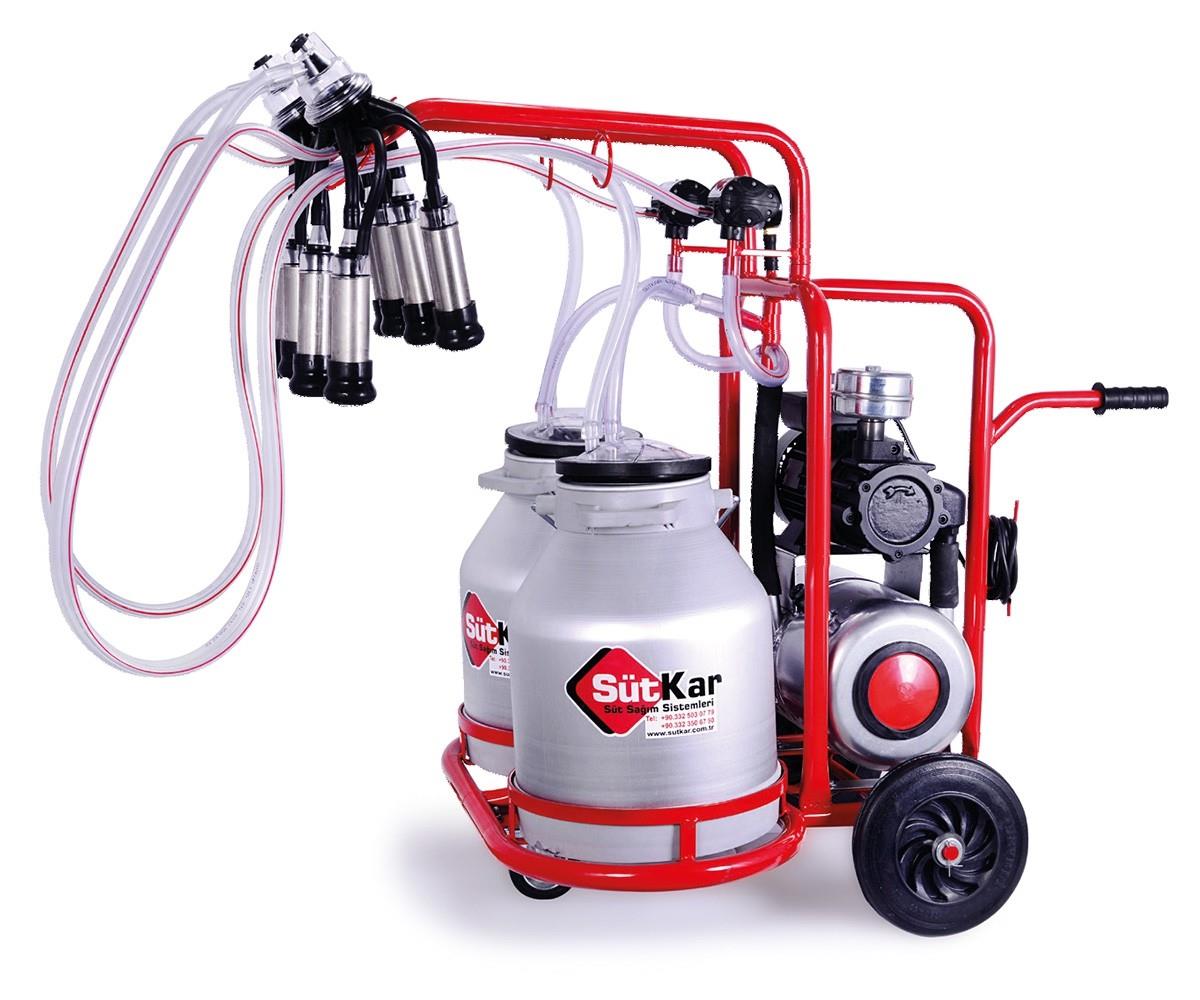 MOBİL ÇİFT SAĞIMLI ÇİFT ALÜMİNYUM GÜĞÜMLÜ KURU SÜT SAĞIM MAKİNASIMOBİL ÇİFT SAĞIMLI ÇİFT ALÜMİNYUM GÜĞÜMLÜ KURU SÜT SAĞIM MAKİNASI