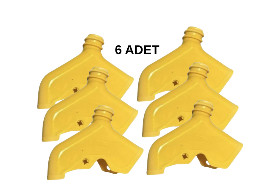 Tarım Öz Hububat Mibzer Gübre ve Tohum Kısa Kafa Başlık-6 Adet