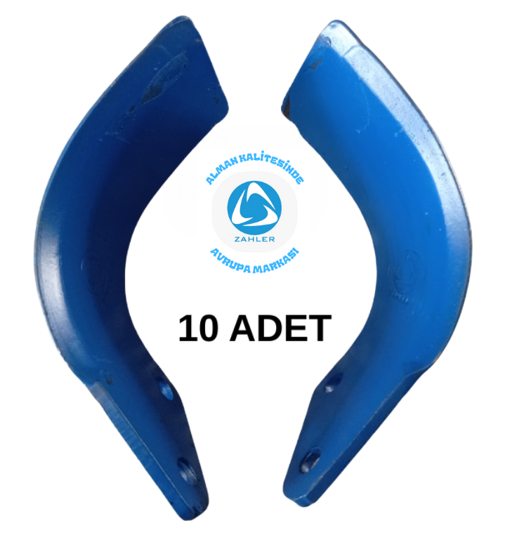 ZAHLER - ROTATİL BIÇAĞI - C TİPİ(8Mm) - 10 ADET(5 Sağ - 5 Sol) 