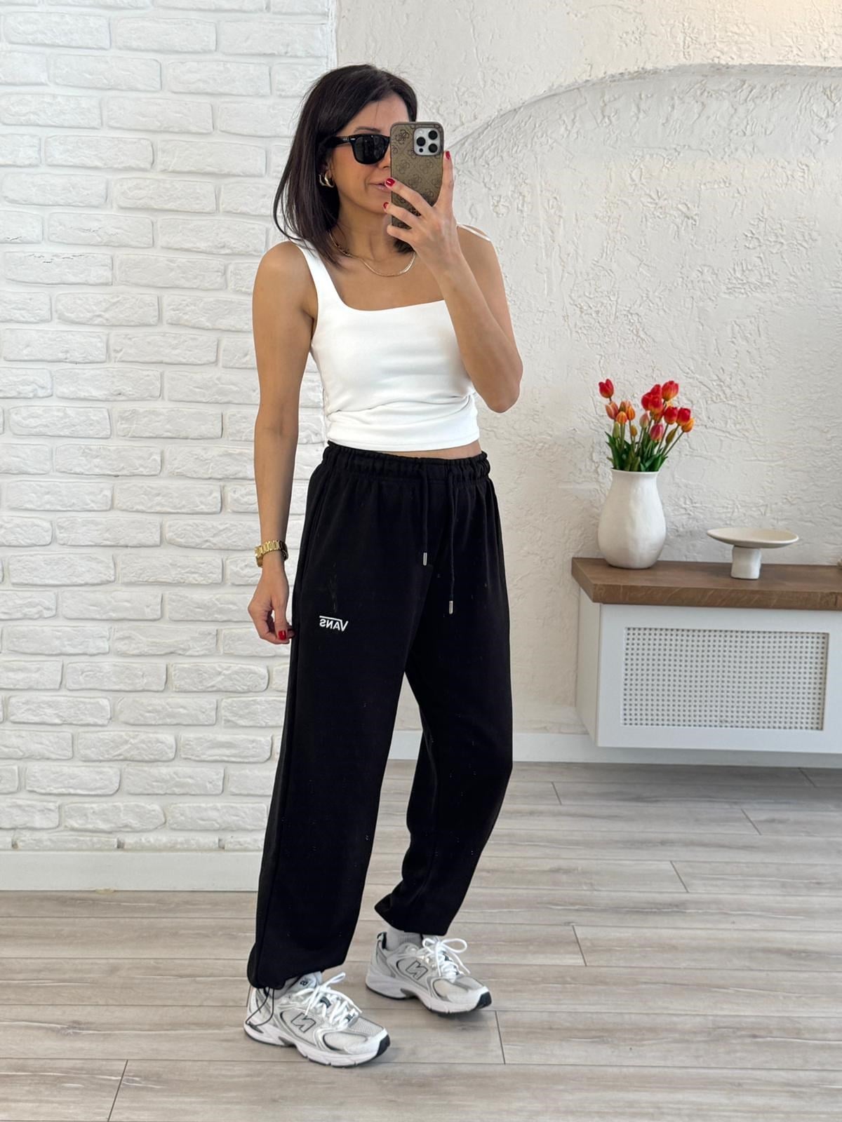 Baggy Eşofman Altı Siyah