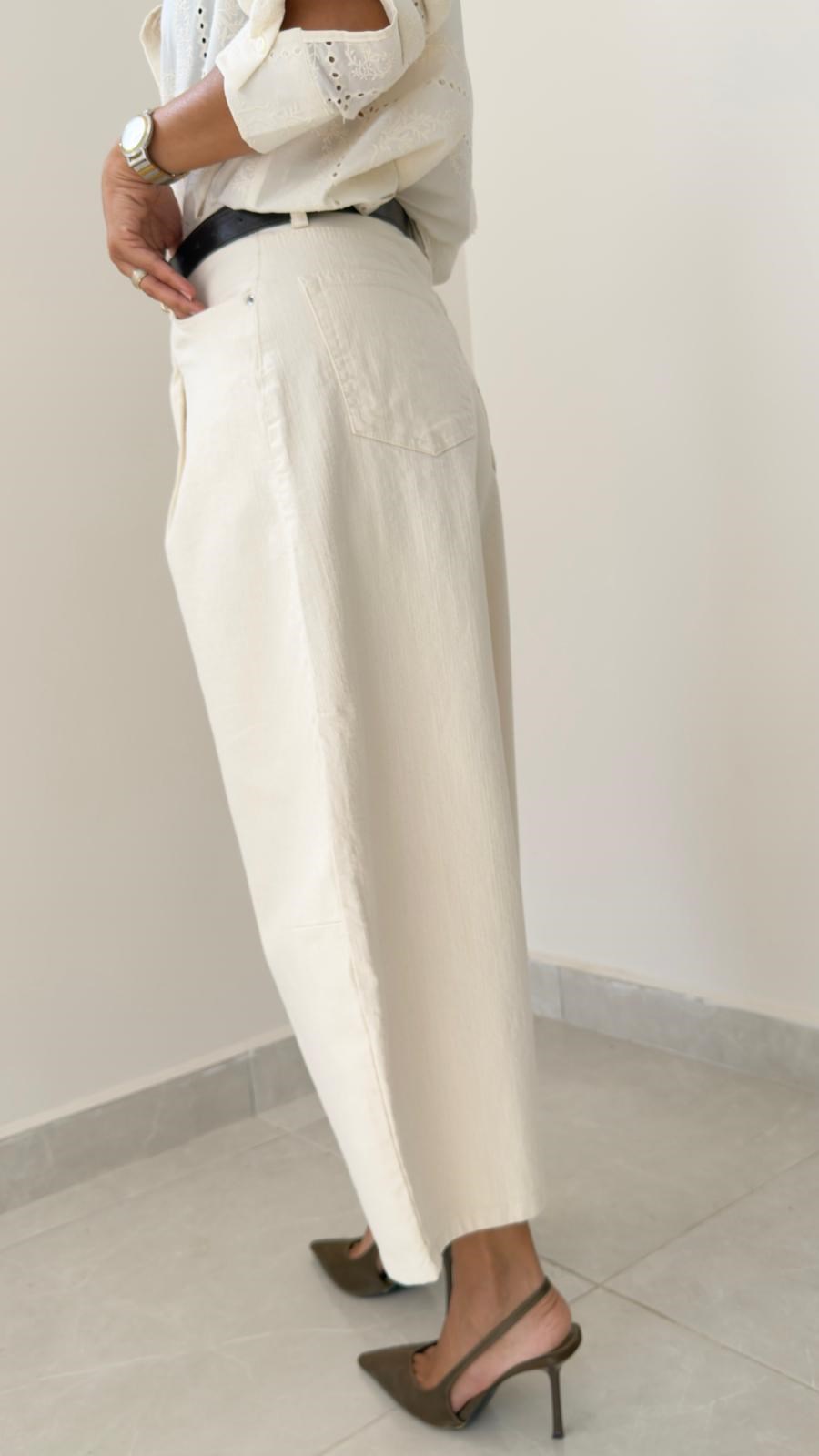 Barrel Balon Jean Naturel 