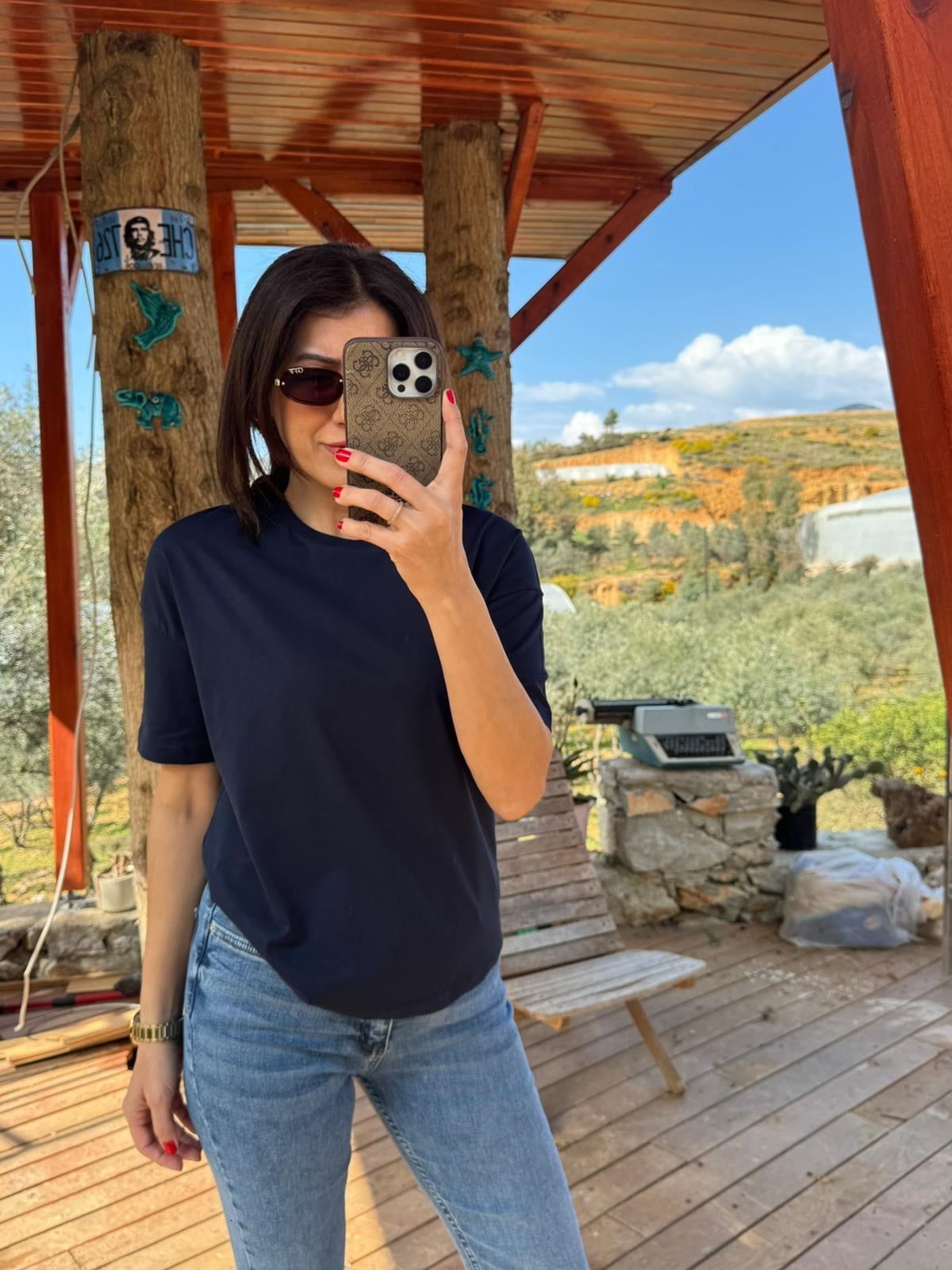 Basic Tshirt Koyu Lacivert 